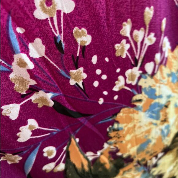 NWOT Sunsets Floral Summer Dress L - Picture 4 of 4